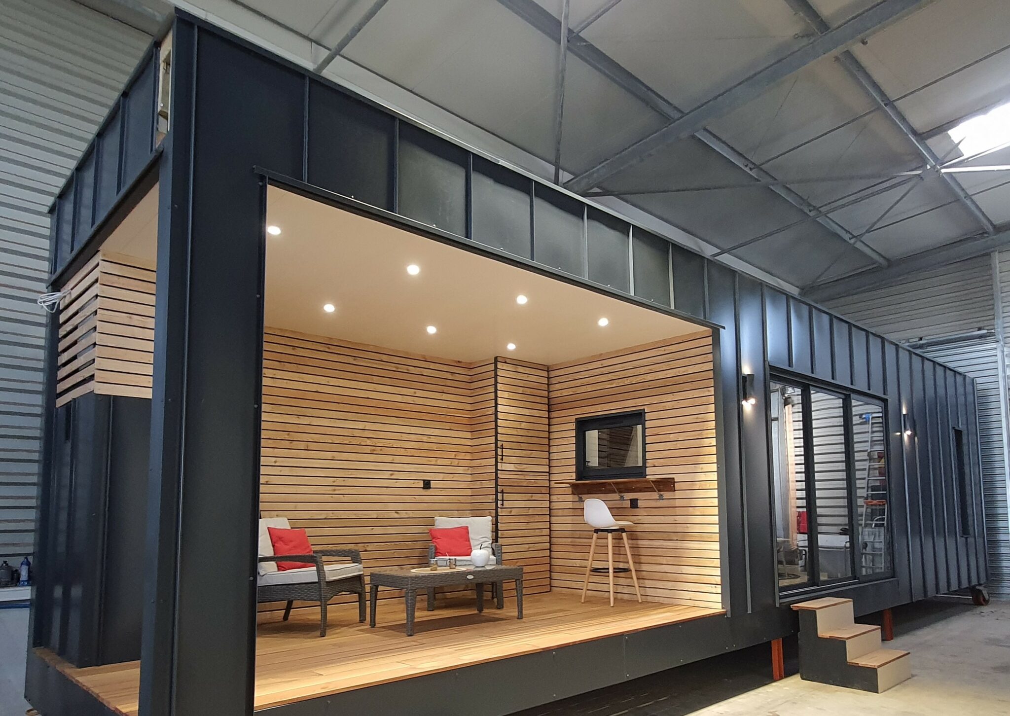 Studio container 20 M2 Energie Pro Container